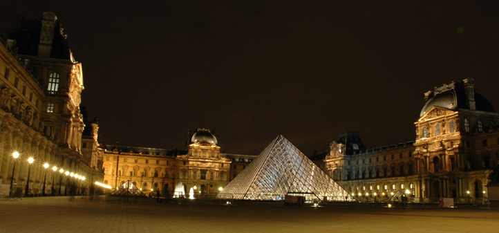 Louvre Museum at Night