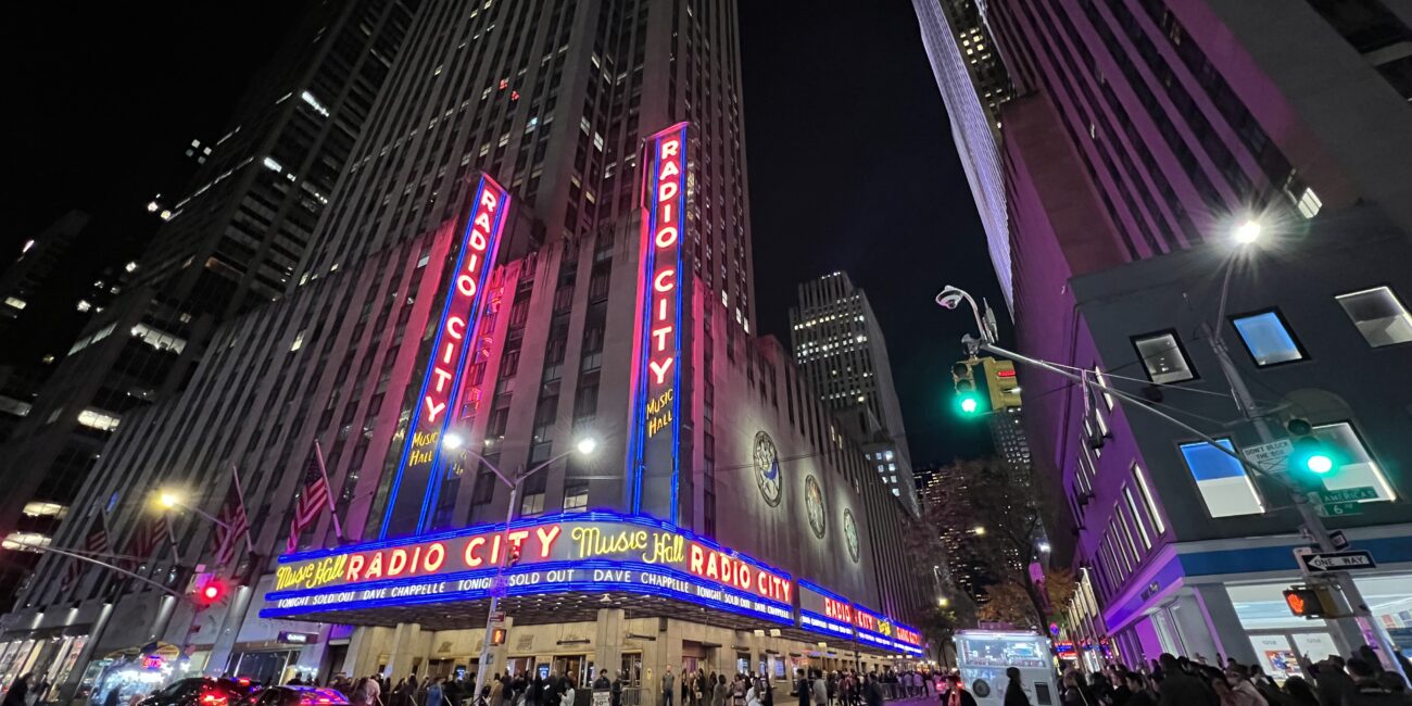 Radio City Music Hall at Night