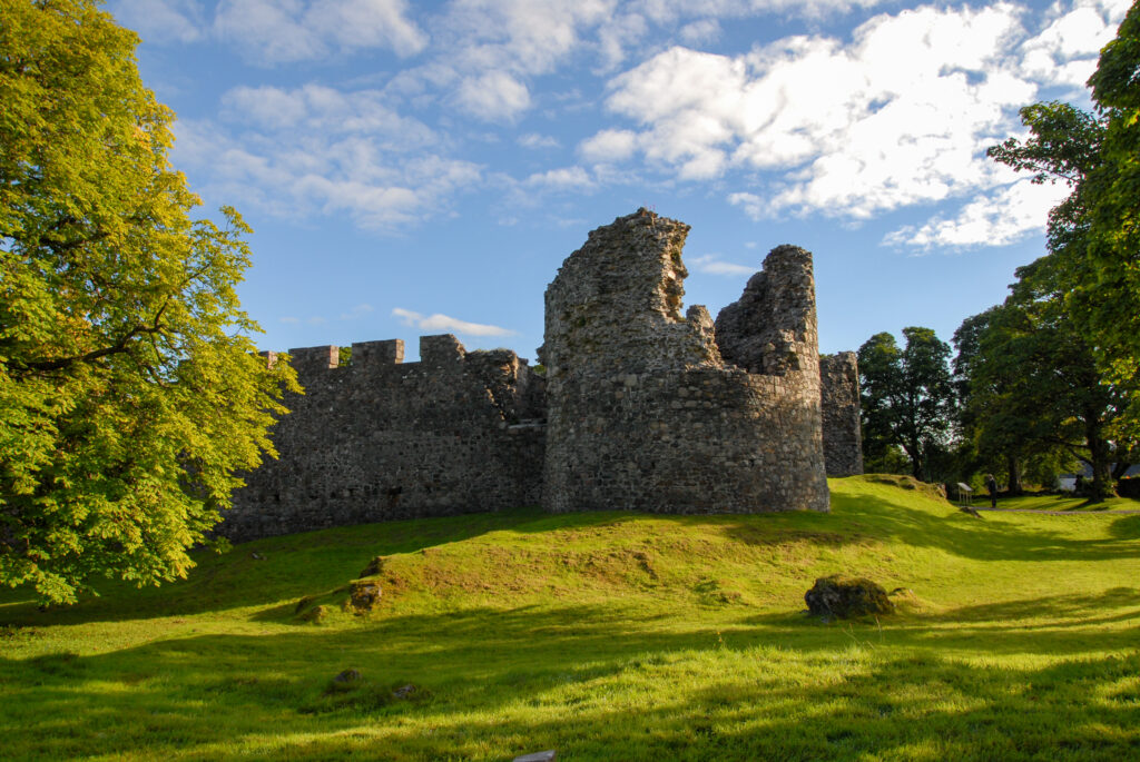 The Old Inverlochy Castle Ruin in Fort William