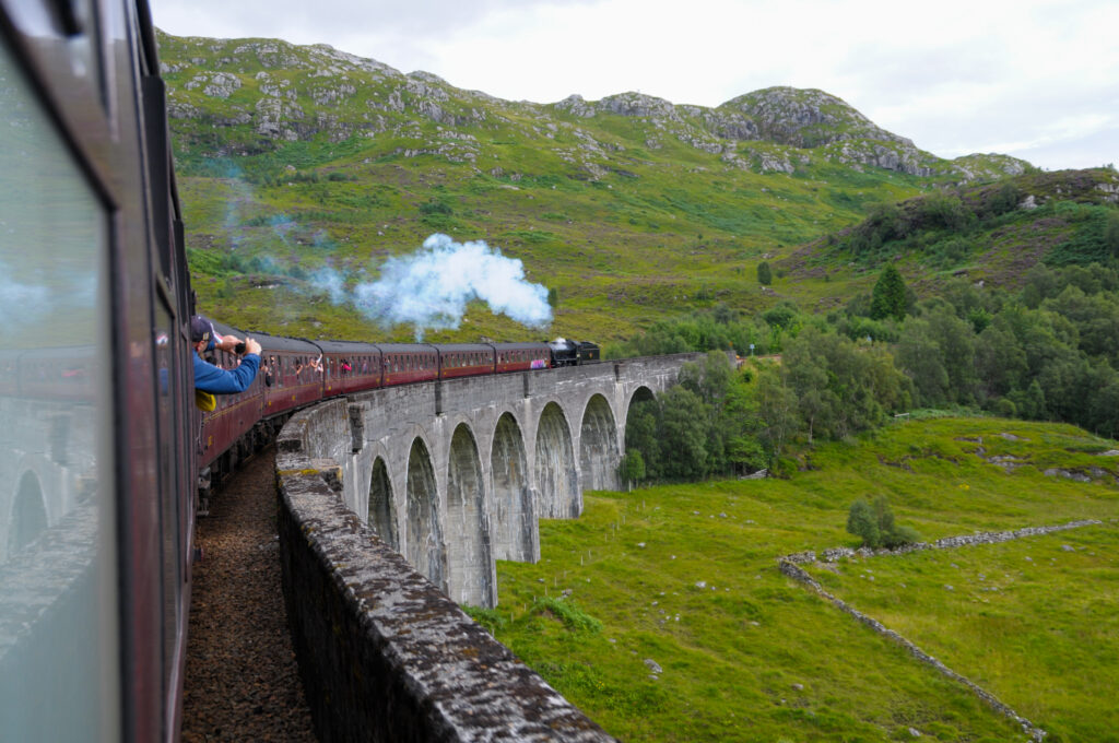 Jacobite Steam Train from Fort William, Scotland.